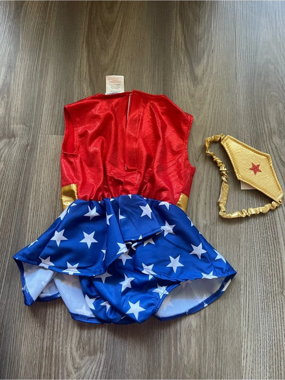Wonder Woman Baby Costume Set Princess Paradise DC Tiara Headband Size 12-18 M